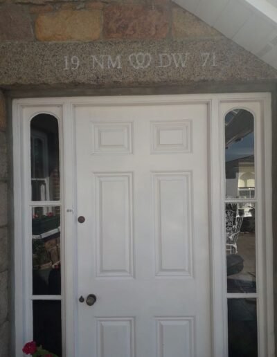 Marriage stone door lintel